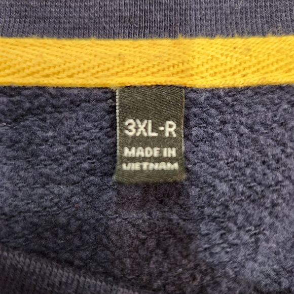 Mcdonalds Employee Sweatshirt Mens 3XL Blue Fleece Pullover Long Sleeve … - Picture 5 of 12